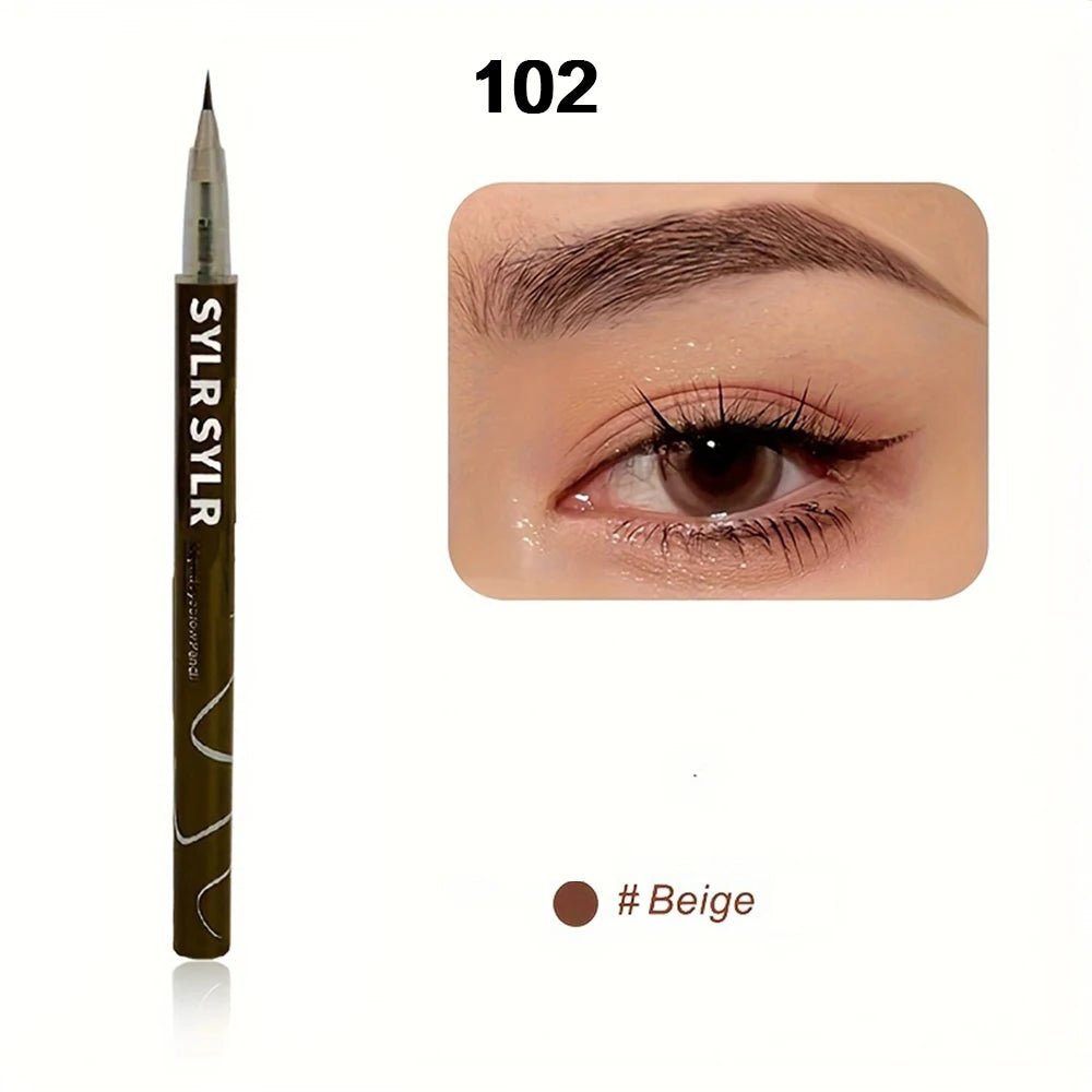 0.008mm Ultra Fine Eyebrow Pen Long Last Smudge Proof Waterproof Sweat - Proof High Pigmented Easy Applying Liquid Eye Brow Pencil - Avero