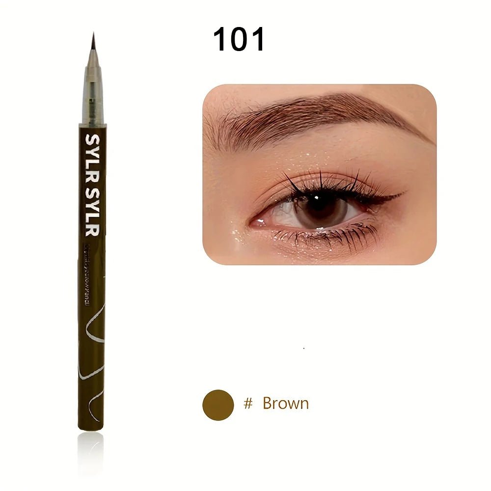 0.008mm Ultra Fine Eyebrow Pen Long Last Smudge Proof Waterproof Sweat - Proof High Pigmented Easy Applying Liquid Eye Brow Pencil - Avero