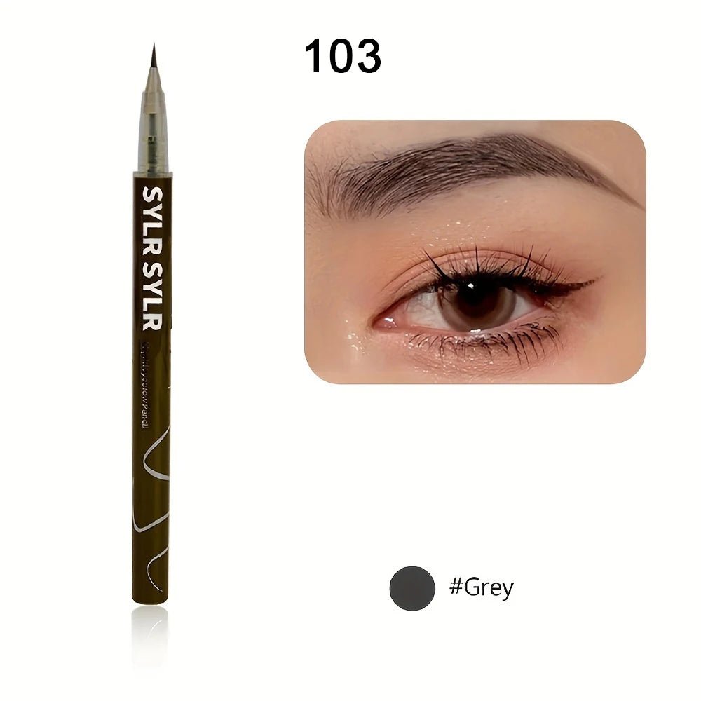 0.008mm Ultra Fine Eyebrow Pen Long Last Smudge Proof Waterproof Sweat - Proof High Pigmented Easy Applying Liquid Eye Brow Pencil - Avero