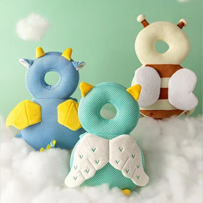 1 - 3T Toddler Baby Head Protector Safety Corner Guards Prevent Back Injured Angel Bee Cartoon Edge Security Protective Headgear - Avero