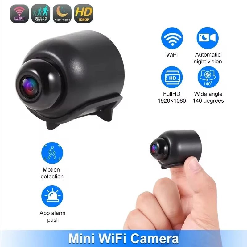 1080P HD Mini Camera Wireless WiFi Baby Monitor Indoor Safety Security Surveillance Night Vision Camcorder IP Cam Video Recorder - Avero