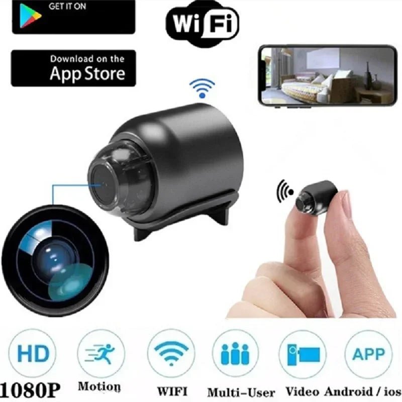 1080P HD Mini Camera Wireless WiFi Baby Monitor Indoor Safety Security Surveillance Night Vision Camcorder IP Cam Video Recorder - Avero