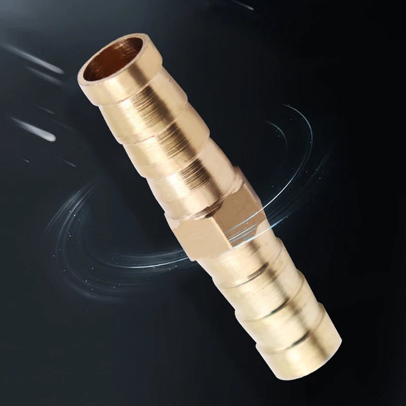 10pcs Brass Double Pagoda Joint For 6/8/10/12mm Hose Copper Pagoda Water Tube Fittings Quick Connector Garden Irrigation Adapter - Avero