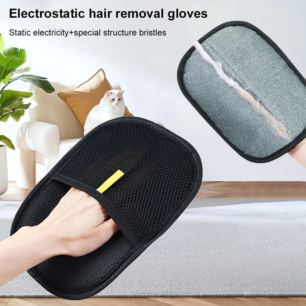 1/2/3/4/5pcs Pet Hair Remover Mitt Pet Hair Remover Gloves Deshedding Brush Glove for Dog Cat Rabbit with Long/Short/Curly Hair - Avero