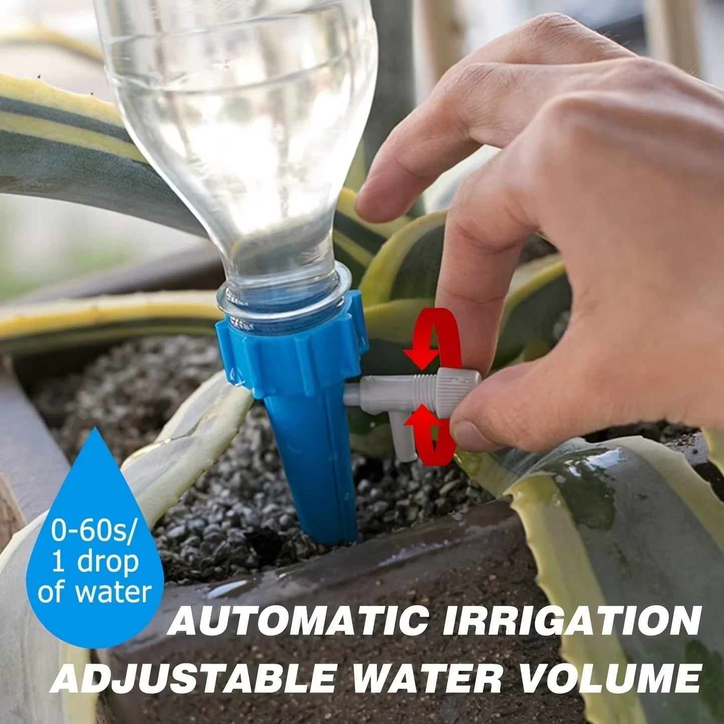 12Pcs Creative Indoor Plant Watering Device Self - Watering Kits Automatic Plant Garden Gadgets Waterers Drip Irrigation - Avero