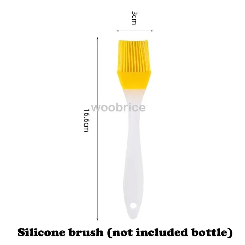 200/300/500ml Oil Spray for Kitchen Oil Nebulizer Dispenser Spray Oil Sprayer Airfryer BBQ Camping Olive Oil Diffuser Brush - Avero