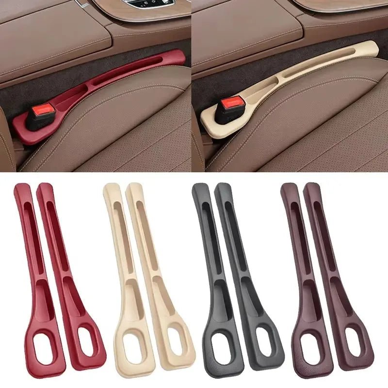 2Pcs Car Seat Gap Filler Seat Crevice Storage Box Bag Between Seats Console Organizer Decoration Interior Auto Accessories - Avero