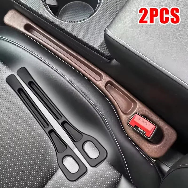 2Pcs Car Seat Gap Filler Seat Crevice Storage Box Bag Between Seats Console Organizer Decoration Interior Auto Accessories - Avero