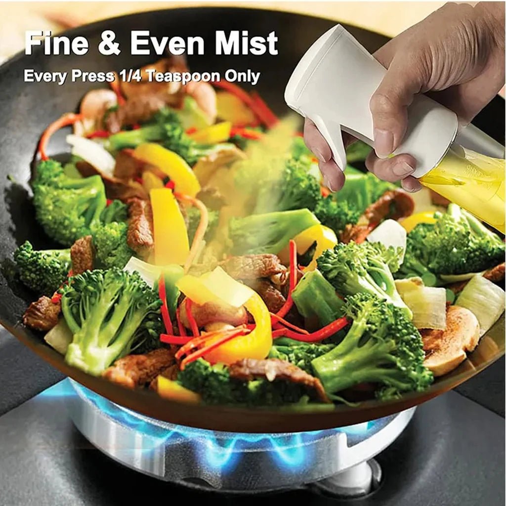 3PCS 200/300ml Oil Sprayer Bottle 1PC Kitchen Cooking Oil Dispenser Fitness Fat Loss Camping BBQ Vinegar Sauce Sprayer Bottle - Avero