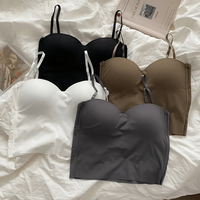 4 Colors Camisole for Women Fitness Crop Tops Summer Elegant Sexy All - match Casual Aesthetic Solid New - Avero