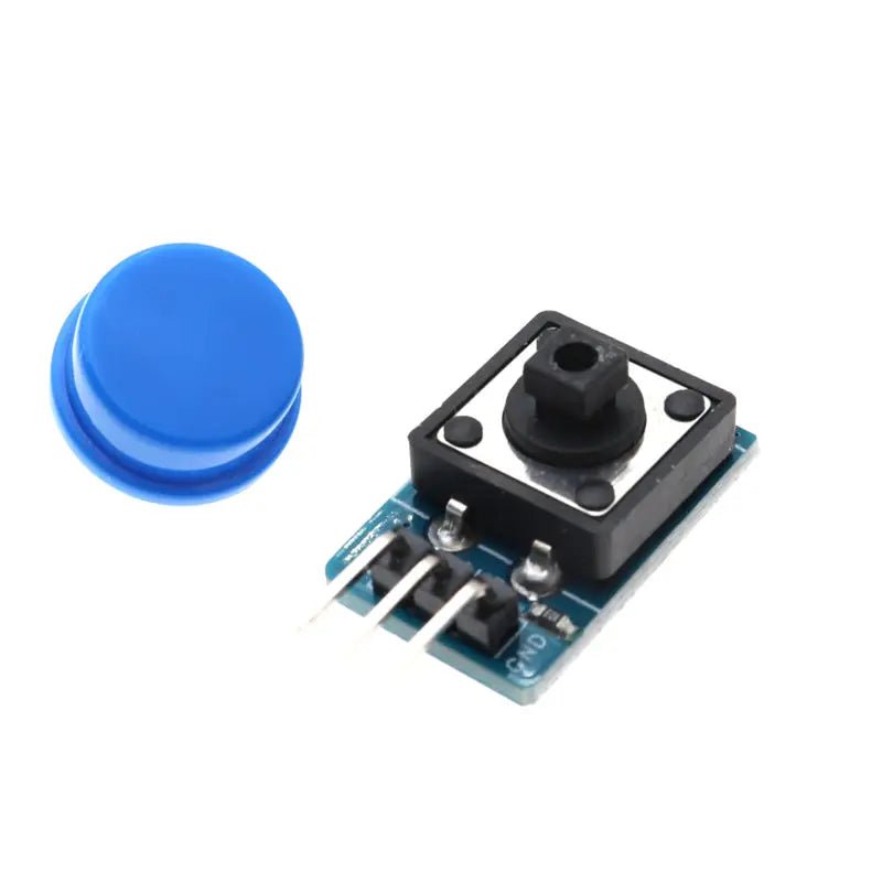 5pcs 12X12MM Big key module Big button module Light touch switch module with hat High level output for arduino or raspberry pi 3 - Avero