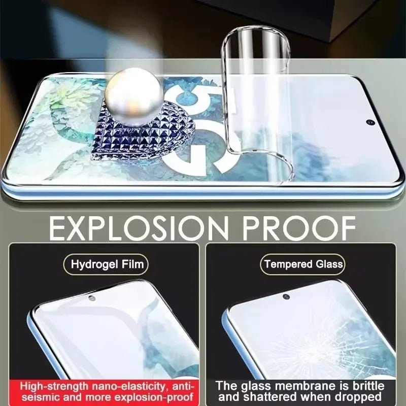 5Pcs Hydrogel Film for Samsung Galaxy S21 S22 S20 S23 S24 Ultra S10 S9 S8 Plus FE Screen Protector for Samsung Note 20 10 9 Plus - Avero