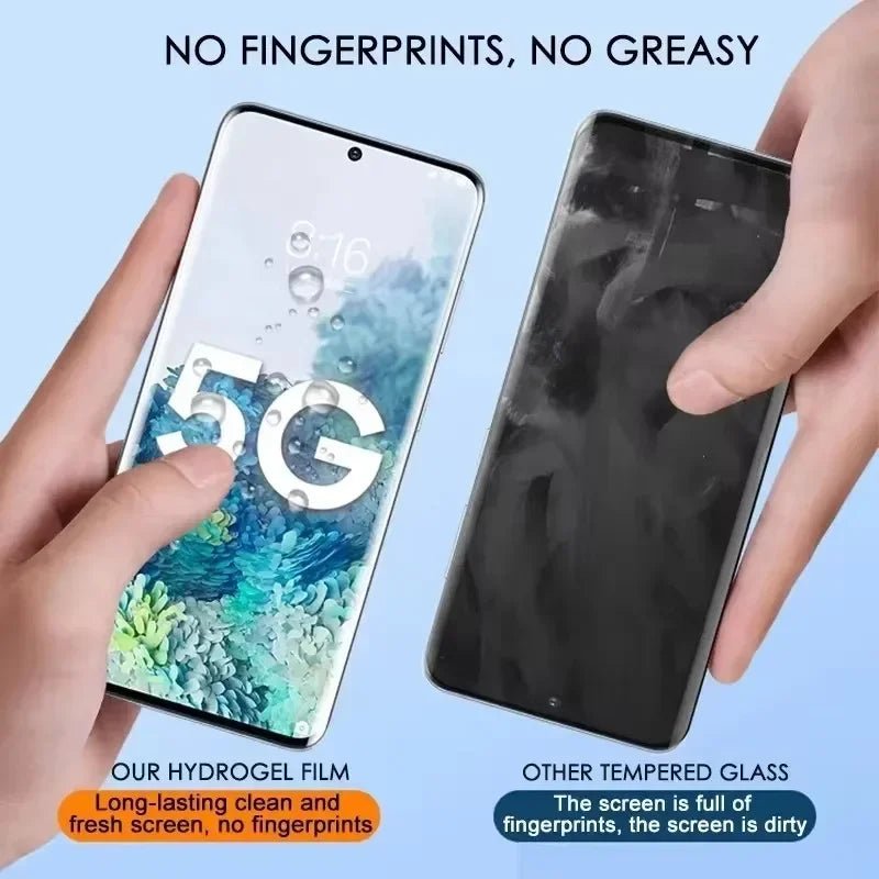 5Pcs Hydrogel Film for Samsung Galaxy S21 S22 S20 S23 S24 Ultra S10 S9 S8 Plus FE Screen Protector for Samsung Note 20 10 9 Plus - Avero