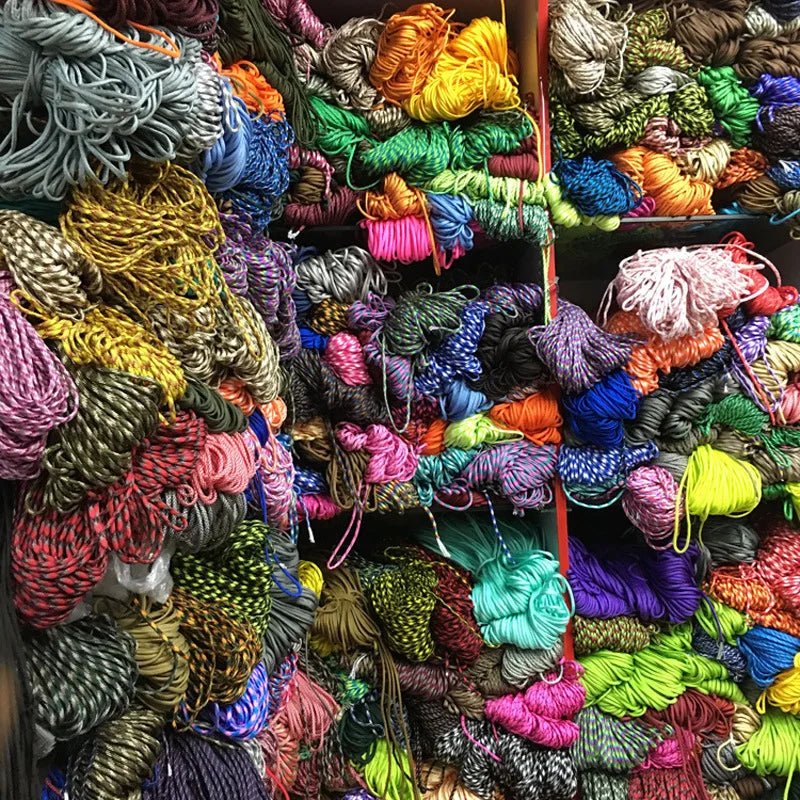 7 Cores 550 Paracord Cord 5 15 30 M Dia.4mm For Outdoor Camping Survival Lanyard Parachute Rope Hiking Tent Accessories - Avero
