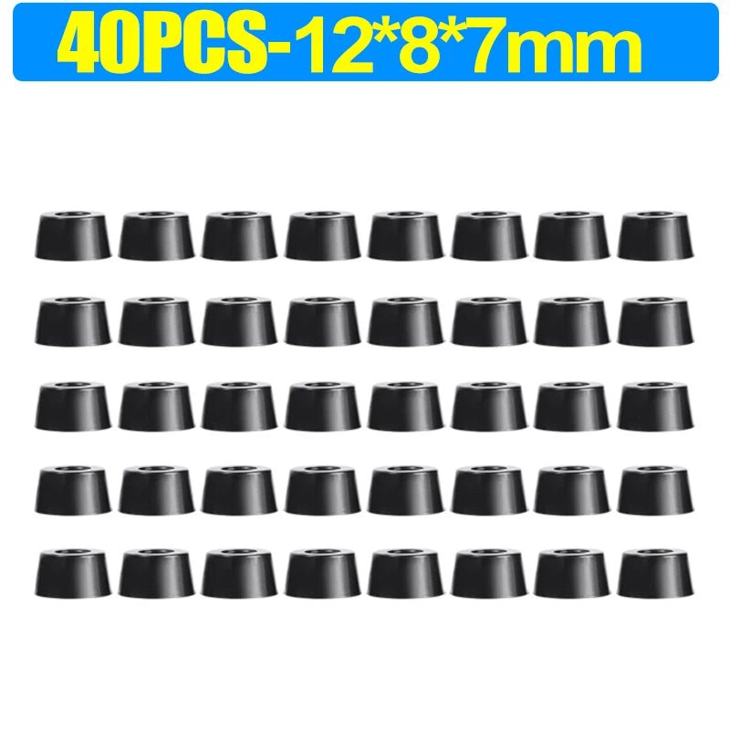 8/80Pcs Rubber Pads Floor Protectors Non - slip Cutting Board Furniture Bumper Gasket Table Chair Leg Cover Furniture Hardware Mat - Avero