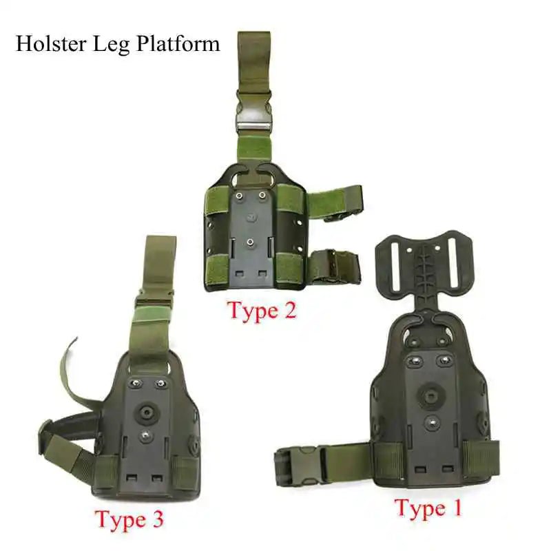 Airsoft P226/1911/Glock 17 19/M9/USP Universal Gun Holster Drop Leg Platform Hunting Holster Accessories - Avero
