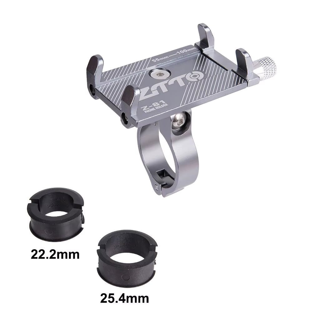 Bicycle Phone Holder Reliable Mount Universal MTB Mobile Cell GPS Metal Motorcycle Holder on Road Bike Moto M365 Handlebar - Avero