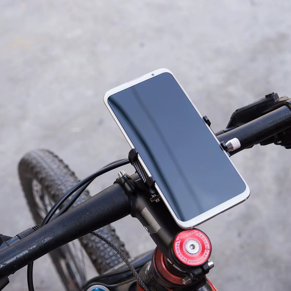 Bicycle Phone Holder Reliable Mount Universal MTB Mobile Cell GPS Metal Motorcycle Holder on Road Bike Moto M365 Handlebar - Avero