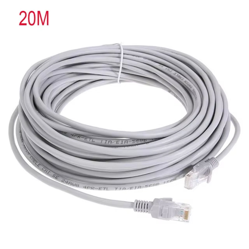 Cable Ethernet De Alta Velocidad Cat5E RJ45 Cable De Red LAN Enrutador De Ordenador Patch Cord , 1M/5M/10M/15M/20M/30M/50M - Avero
