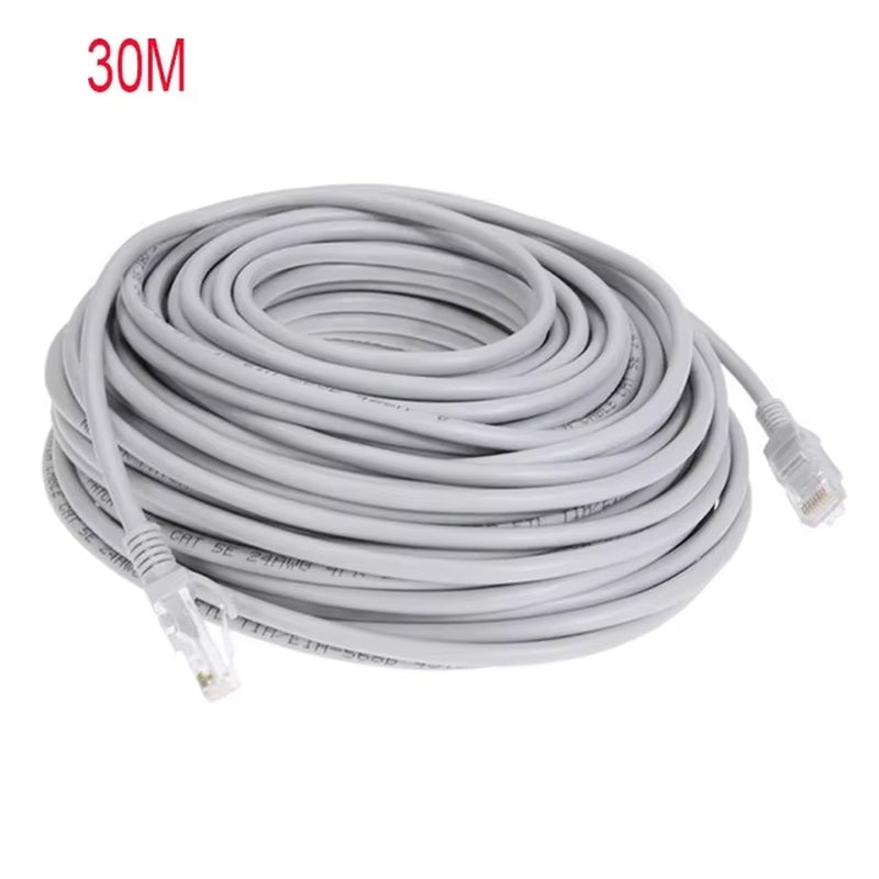 Cable Ethernet De Alta Velocidad Cat5E RJ45 Cable De Red LAN Enrutador De Ordenador Patch Cord , 1M/5M/10M/15M/20M/30M/50M - Avero