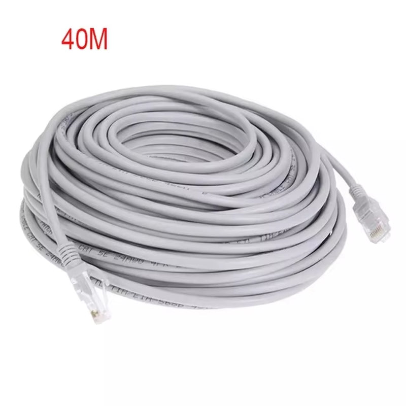 Cable Ethernet De Alta Velocidad Cat5E RJ45 Cable De Red LAN Enrutador De Ordenador Patch Cord , 1M/5M/10M/15M/20M/30M/50M - Avero