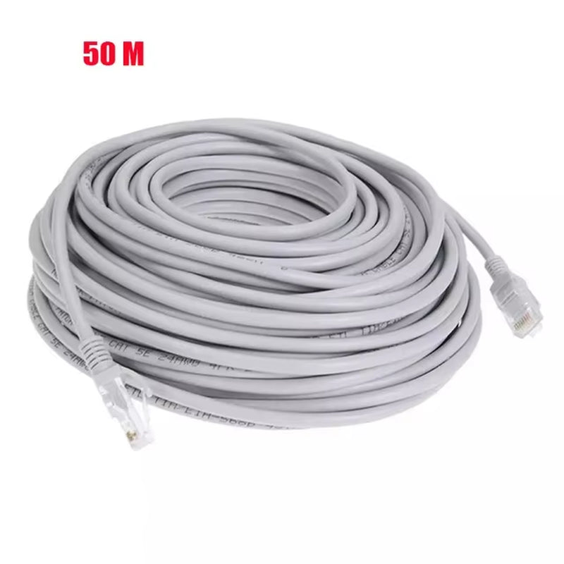 Cable Ethernet De Alta Velocidad Cat5E RJ45 Cable De Red LAN Enrutador De Ordenador Patch Cord , 1M/5M/10M/15M/20M/30M/50M - Avero