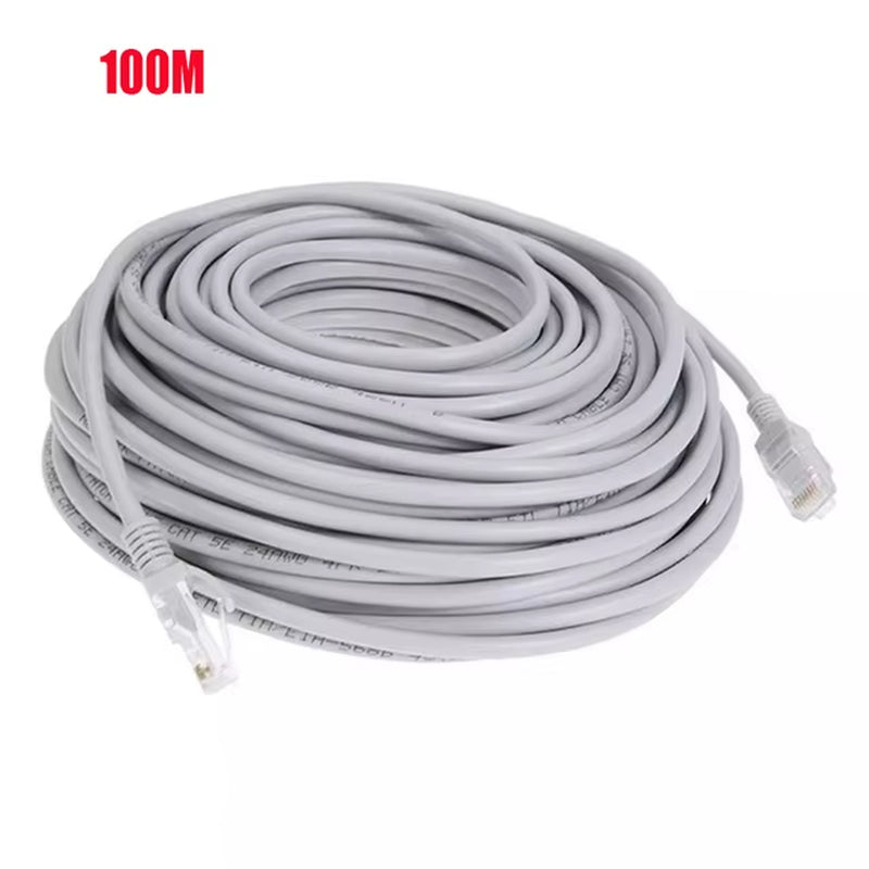 Cable Ethernet De Alta Velocidad Cat5E RJ45 Cable De Red LAN Enrutador De Ordenador Patch Cord , 1M/5M/10M/15M/20M/30M/50M - Avero