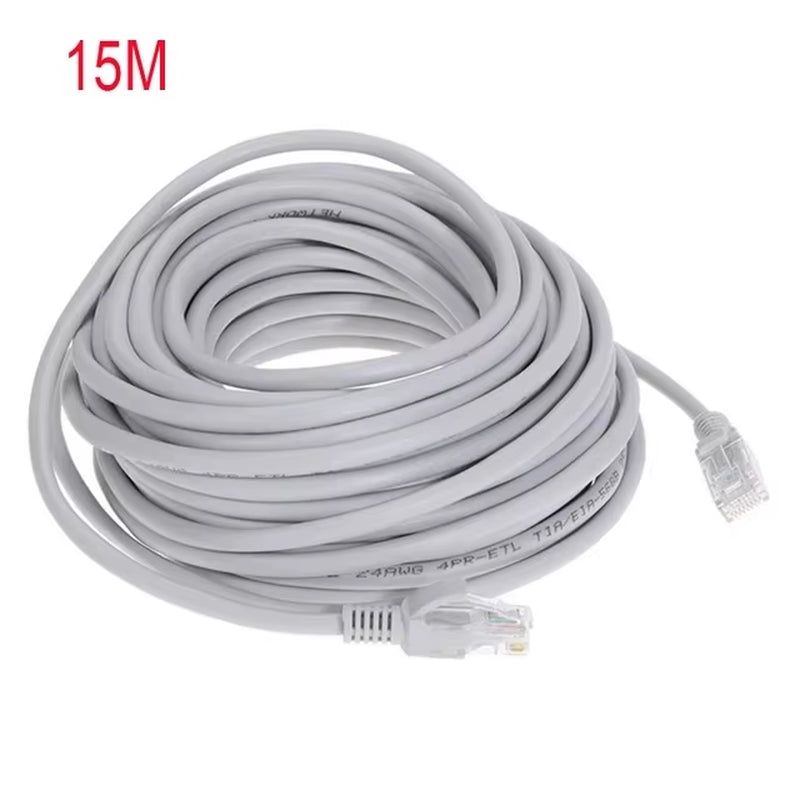 Cable Ethernet De Alta Velocidad Cat5E RJ45 Cable De Red LAN Enrutador De Ordenador Patch Cord , 1M/5M/10M/15M/20M/30M/50M - Avero