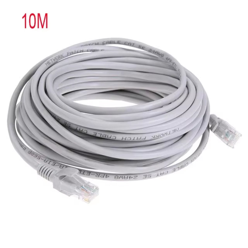 Cable Ethernet De Alta Velocidad Cat5E RJ45 Cable De Red LAN Enrutador De Ordenador Patch Cord , 1M/5M/10M/15M/20M/30M/50M - Avero