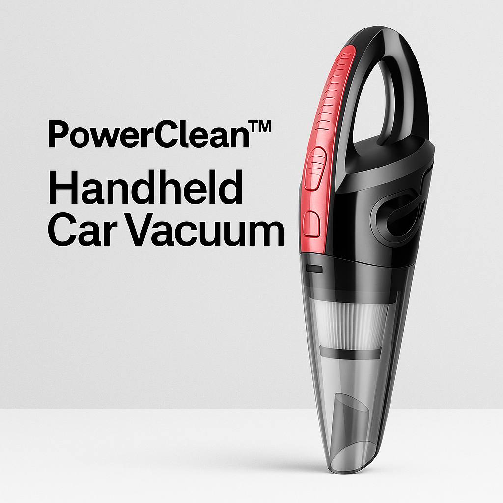 Car Vacuum Cleaner Handheld Wireless Charging Model High Power Small Car Interior Vacuum Cleaner 1 Set - Avero