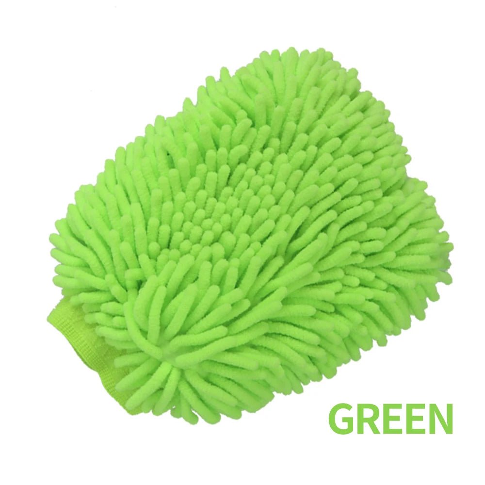 Car Wash Gloves Chenille Glove Plush Rags Thickened double - sided Car Supplies Cleaning Tools Auto Acessories Car Detailing - Avero