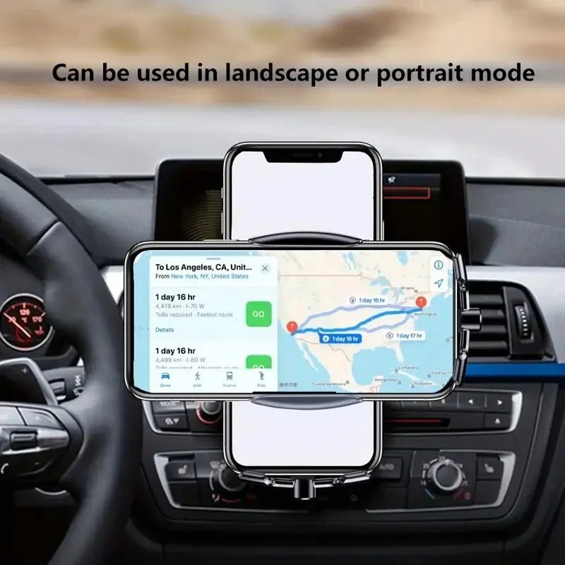 Car Wireless Charger Auto Car Phone Holder Mount 15W Fast Car Wireless Charging Stand for iPhone 15 14 13 Samsung S23 S22 Xiaomi - Avero
