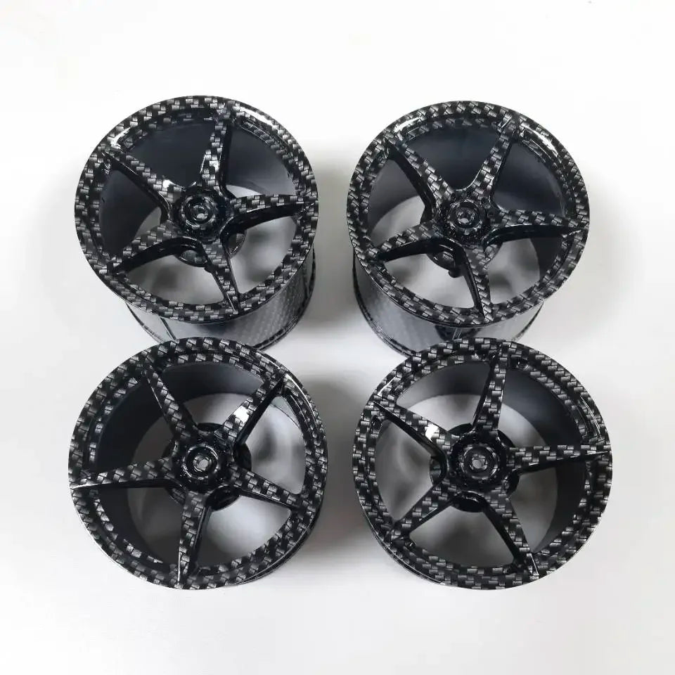 Carbon Fiber Accessories Tail Wheel Hub 23799 80279 Tyre 37383 73398 68577 MOC Compatible Lego Car Building Block Bricks - Avero