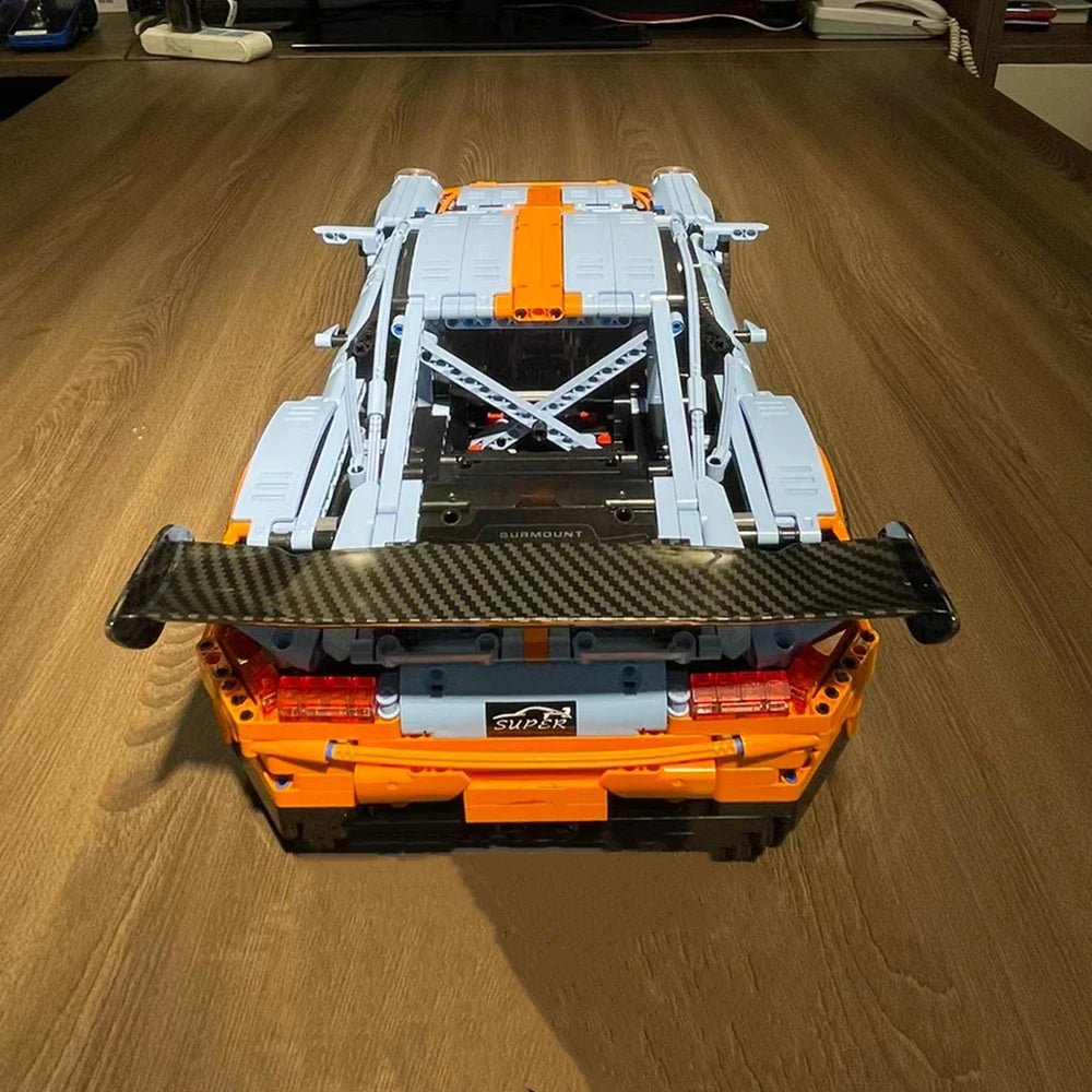 Carbon Fiber Accessories Tail Wheel Hub 23799 80279 Tyre 37383 73398 68577 MOC Compatible Lego Car Building Block Bricks - Avero