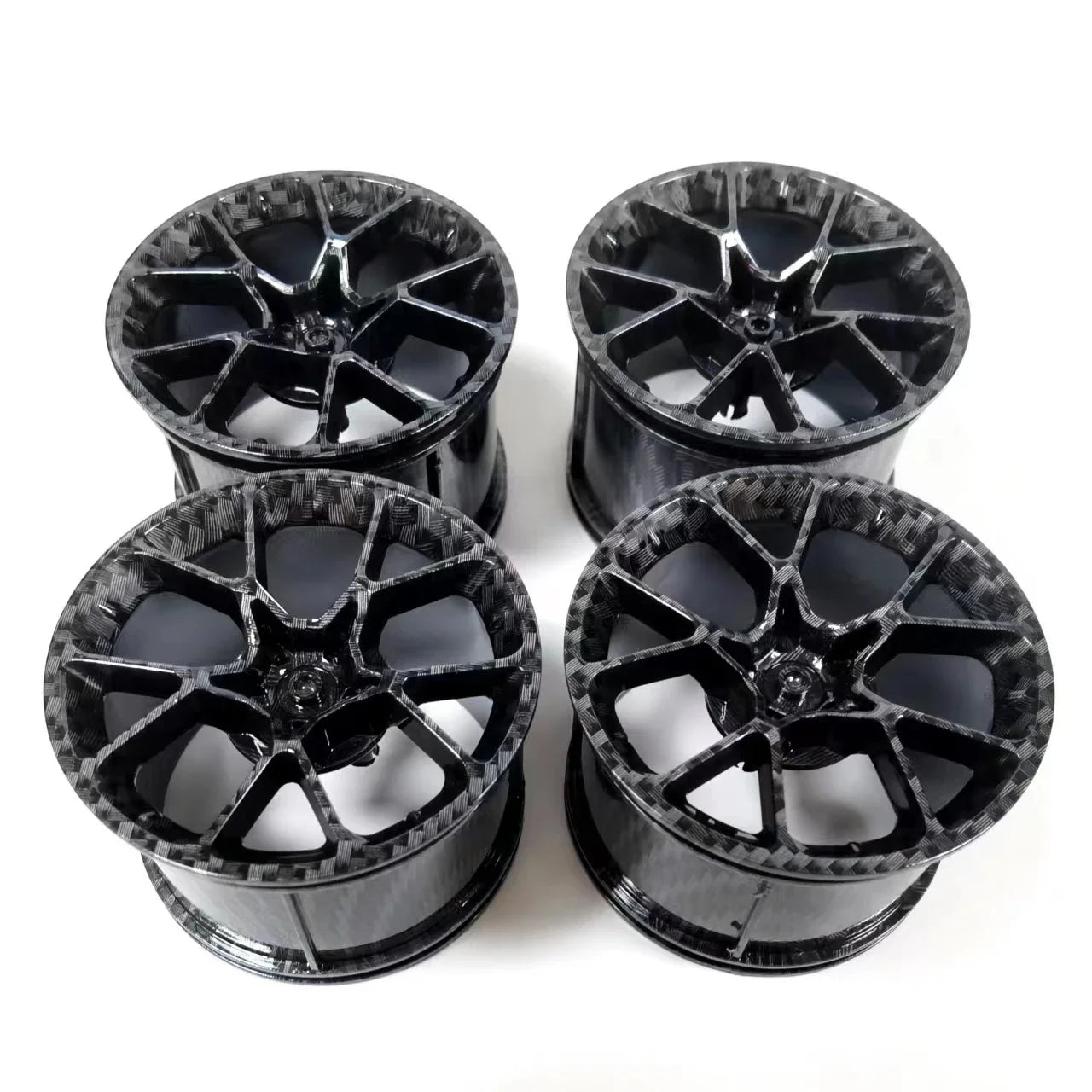 Carbon Fiber Accessories Tail Wheel Hub 23799 80279 Tyre 37383 73398 68577 MOC Compatible Lego Car Building Block Bricks - Avero