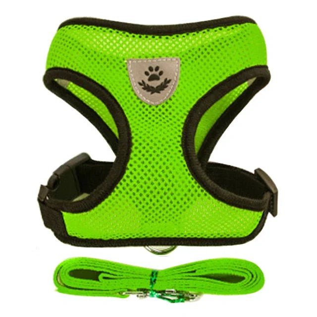 Cat Harness Vest Walking Leash For Puppy dog Collar Polyester Adjustable Mesh Dog Harness For Small Medium Pet Accessories - Avero