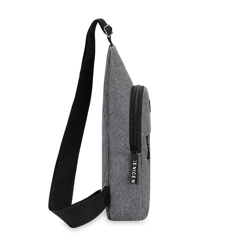 Chest Bag Men's One Shoulder Crossbody Bag Large Capacity Outdoor Sports And Leisure Fashion Small Shoulder Bag Large Capacit - Avero