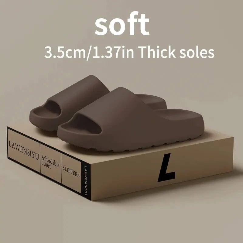 Coconut Slippers Feel like Stepping on Shit Thick - soled Sandals Summer New Non - slip Wearing Sandals - Avero