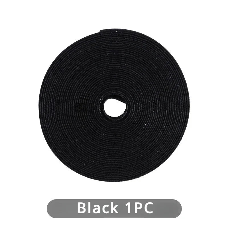 Data Cable Management Cable Tie Reusable Removable Multi - purpose Wire Organizer Data Cable Storage Tape Plant Fixation - Avero