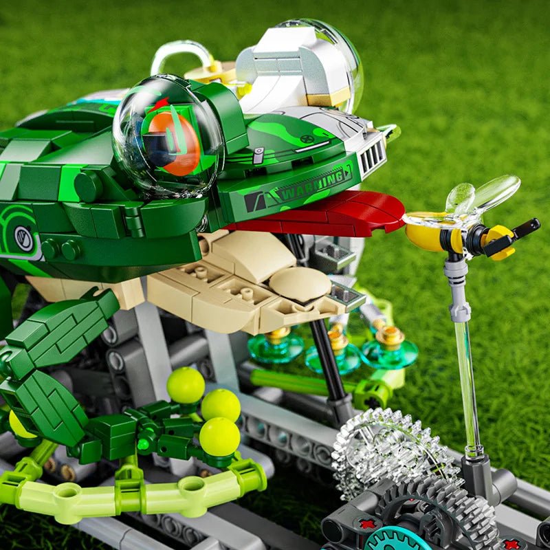 DIY New Building blocks Frog model children mechanical science, building blocks, teaching toys, birthday gifts 898 particles - Avero