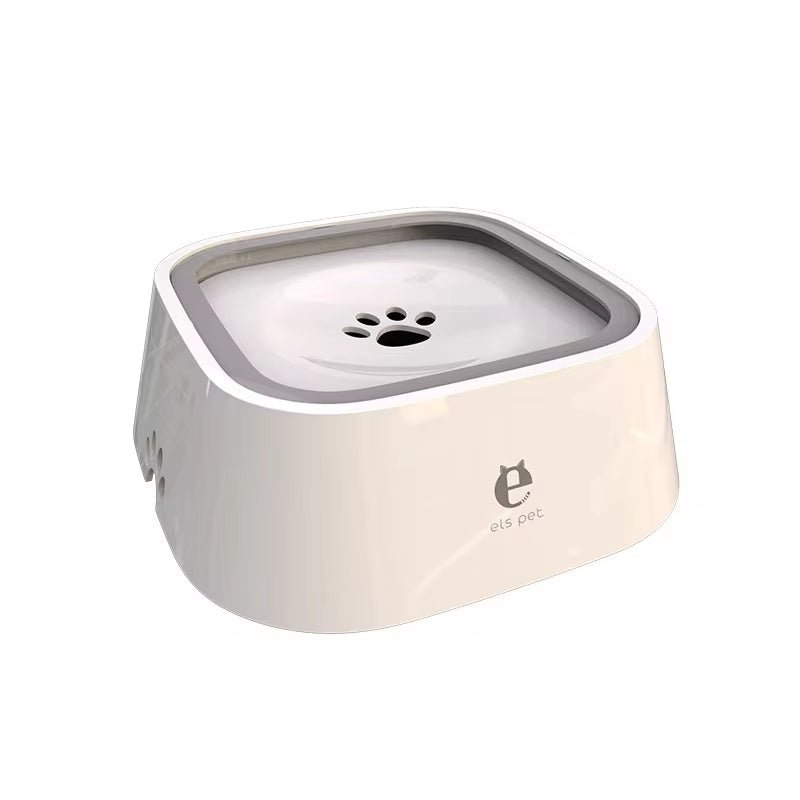 Dog Drinking Water Bowl Floating Non - Wetting Mouth Cat Bowl without Spill Drinking Water Dispenser Plastic Anti - Over Dog Bowl - Avero