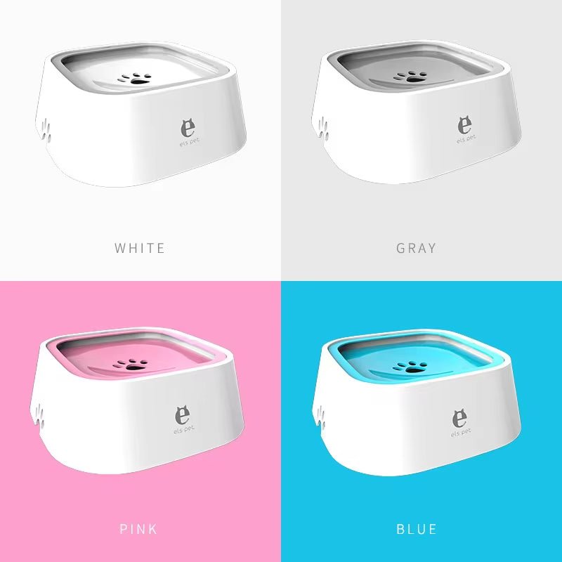Dog Drinking Water Bowl Floating Non - Wetting Mouth Cat Bowl without Spill Drinking Water Dispenser Plastic Anti - Over Dog Bowl - Avero