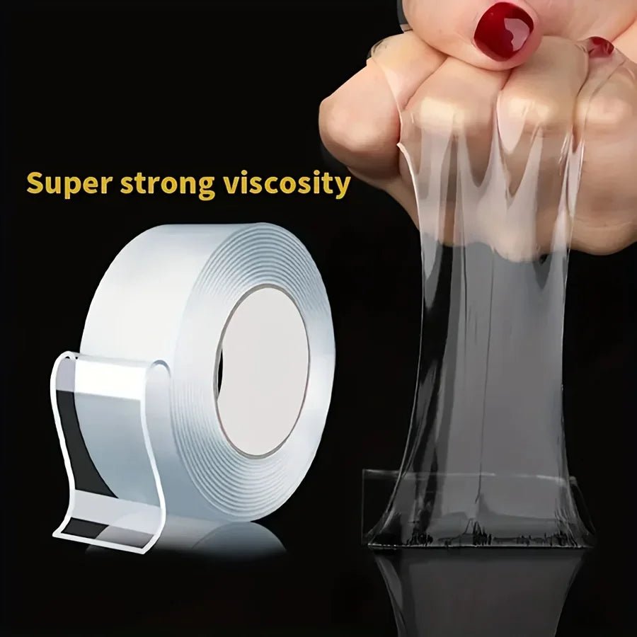 Double Sided Nano Tape Extra Strong Decorative Adhesive Tape Thickened Transparent Waterproof Tape Glue Useful Things for Home - Avero