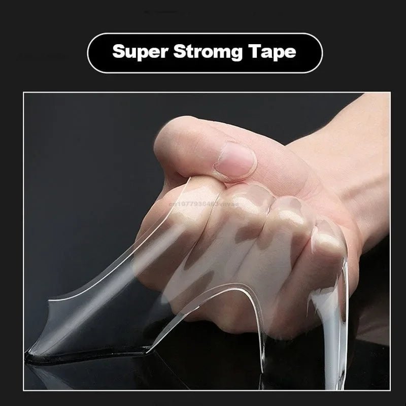 Double Sided Nano Tape Extra Strong Decorative Adhesive Tape Thickened Transparent Waterproof Tape Glue Useful Things for Home - Avero