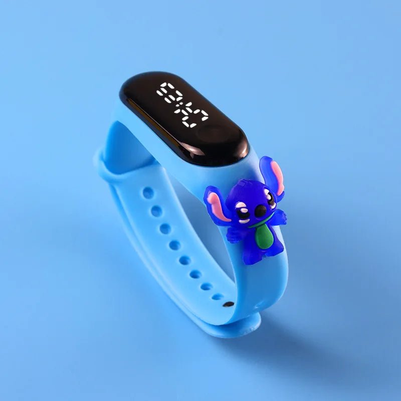 Fashion Mickey Children Watches For Girls Electronic Bracelet Sports Touch LED Spiderman Doll Kids Watch Women Waterproof Clock - Avero