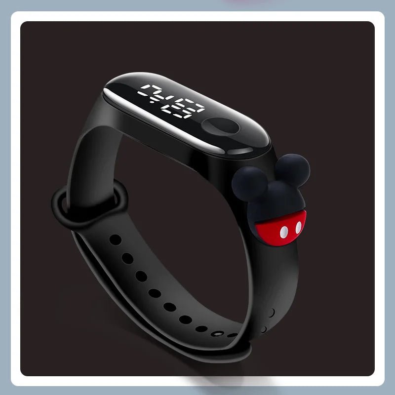 Fashion Mickey Children Watches For Girls Electronic Bracelet Sports Touch LED Spiderman Doll Kids Watch Women Waterproof Clock - Avero
