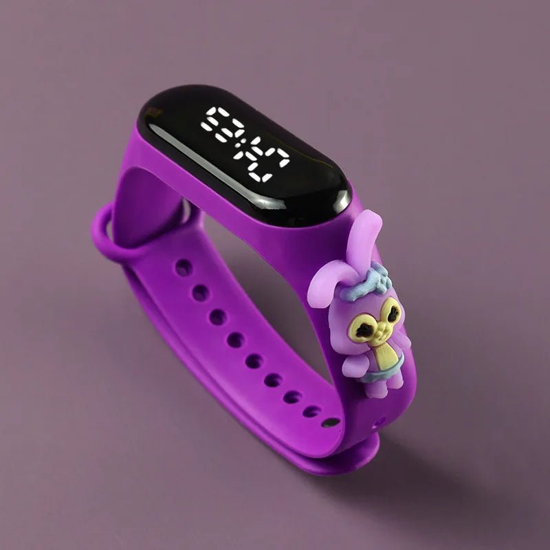 Fashion Mickey Children Watches For Girls Electronic Bracelet Sports Touch LED Spiderman Doll Kids Watch Women Waterproof Clock - Avero