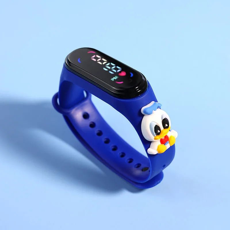 Fashion Mickey Children Watches For Girls Electronic Bracelet Sports Touch LED Spiderman Doll Kids Watch Women Waterproof Clock - Avero