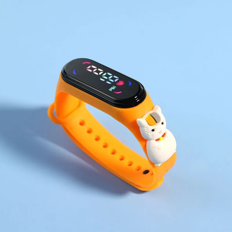 Fashion Mickey Children Watches For Girls Electronic Bracelet Sports Touch LED Spiderman Doll Kids Watch Women Waterproof Clock - Avero