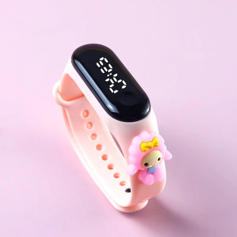 Fashion Mickey Children Watches For Girls Electronic Bracelet Sports Touch LED Spiderman Doll Kids Watch Women Waterproof Clock - Avero